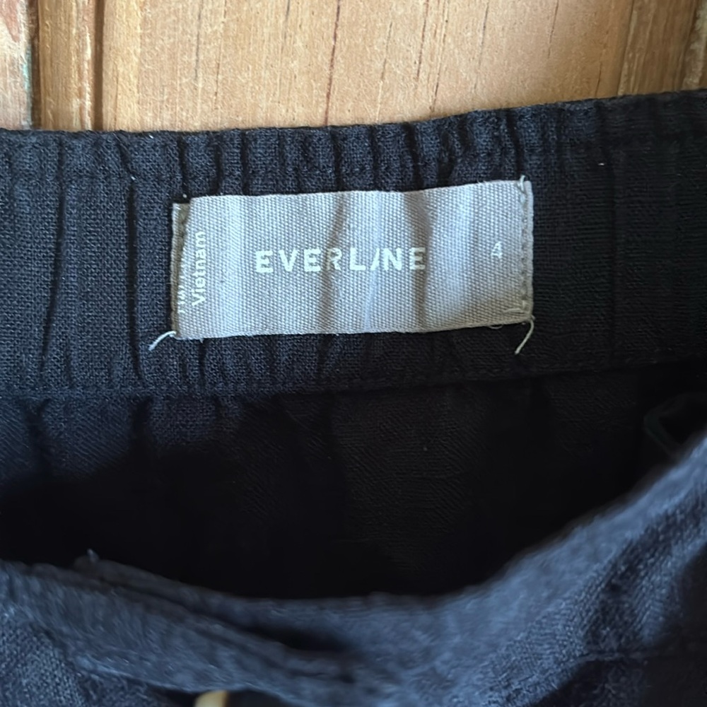 Everlane Picnic Jumpsuit in Black size 4 - Picture 7 of 7